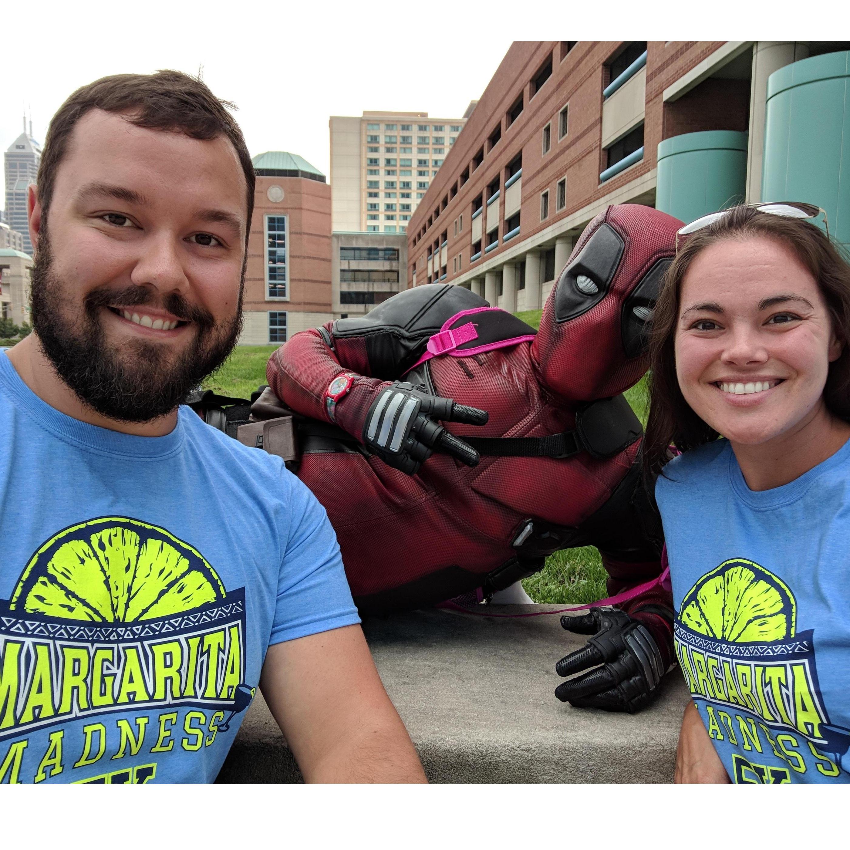 The day we went to a 5K because of the word Margarita