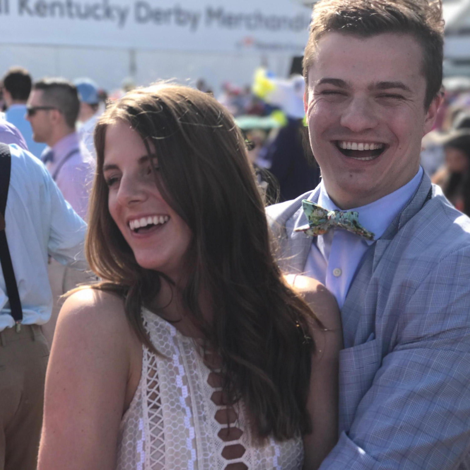 Our first time heading to the Kentucky Derby together. Before COVID, we made a tradition out of going every year since.