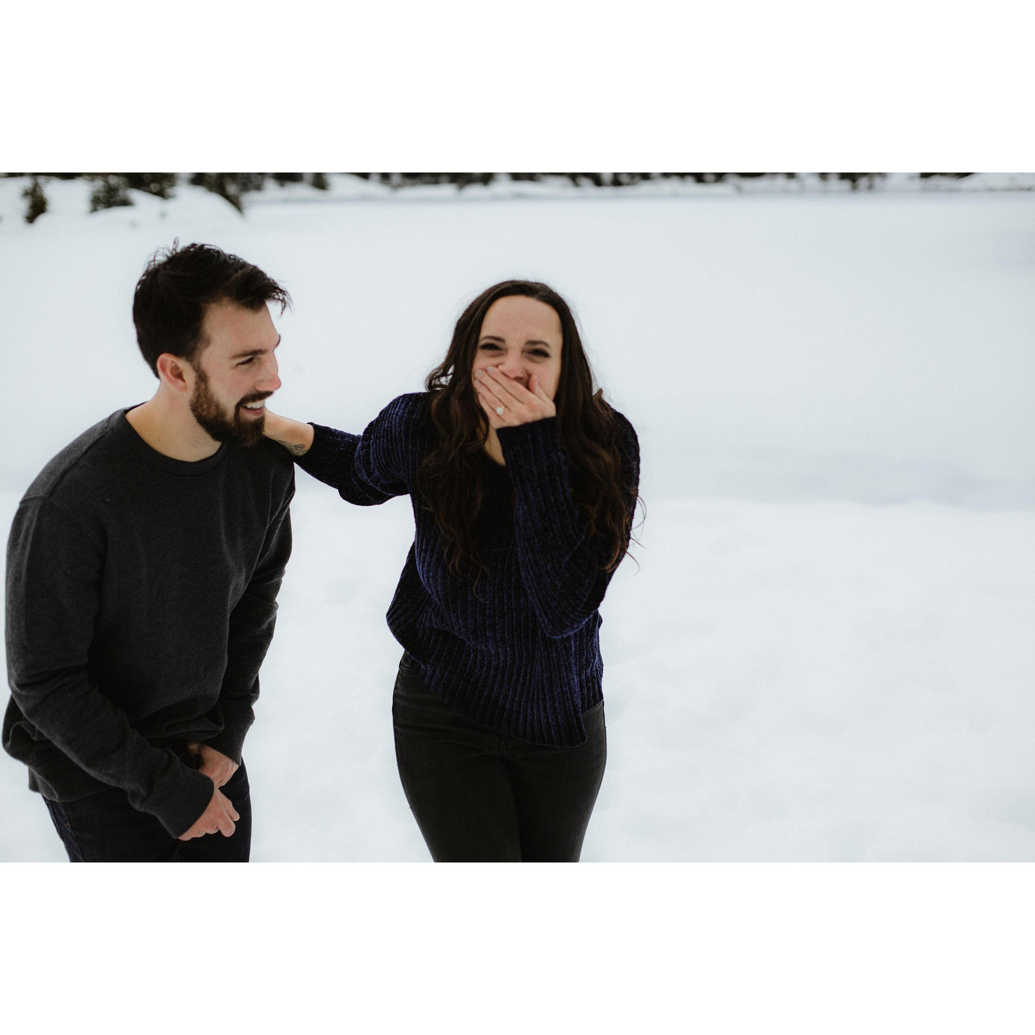 Kelsey may have accidentally kneed AJ in his manhood area in this photo.

Photography: Raelee Marie Photography

Photograph: Raelee Marie Photography