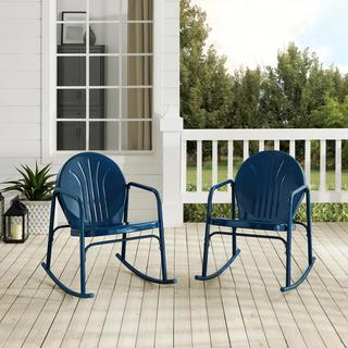 Griffith Retro Outdoor Rocking Chair, Set of 2