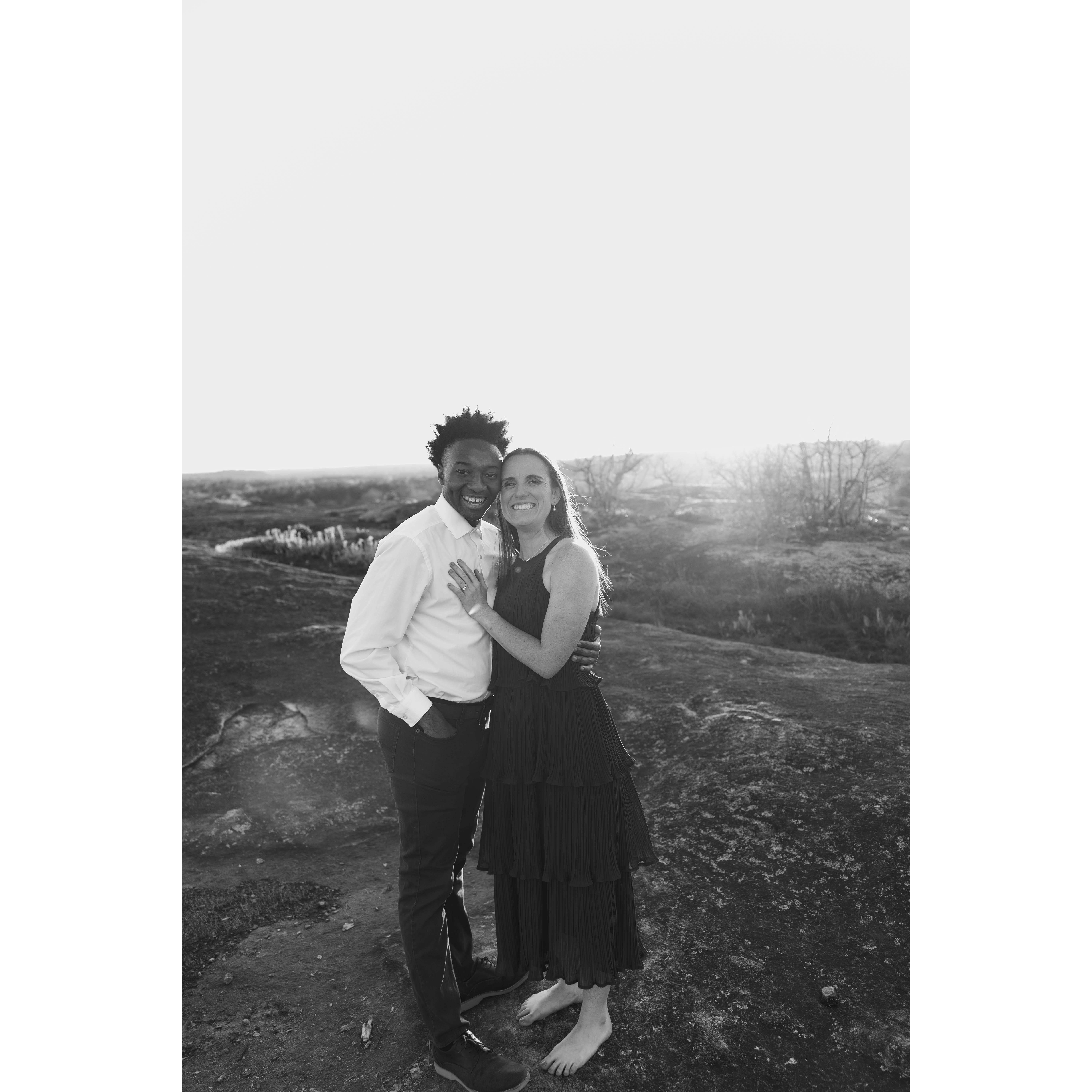 Engagement Photo Shoot at Arabia Mountain!