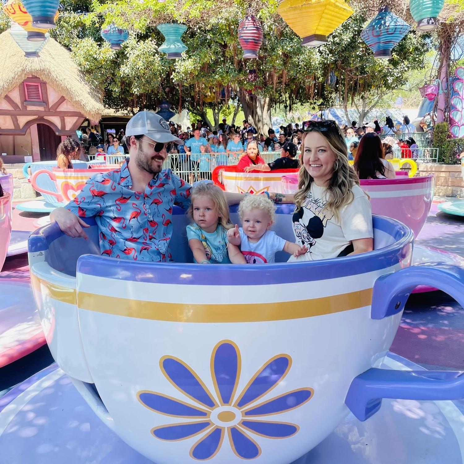 July 2024 - First time Disneyland trip for the little ladies. Brendan on mandatory Uncle Duty!