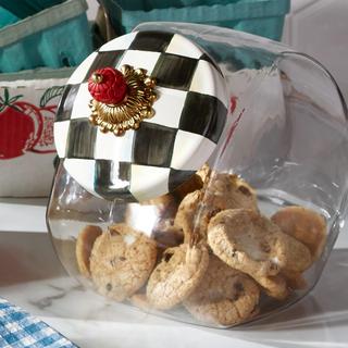 Courtly Check Cookie Jar with Lid