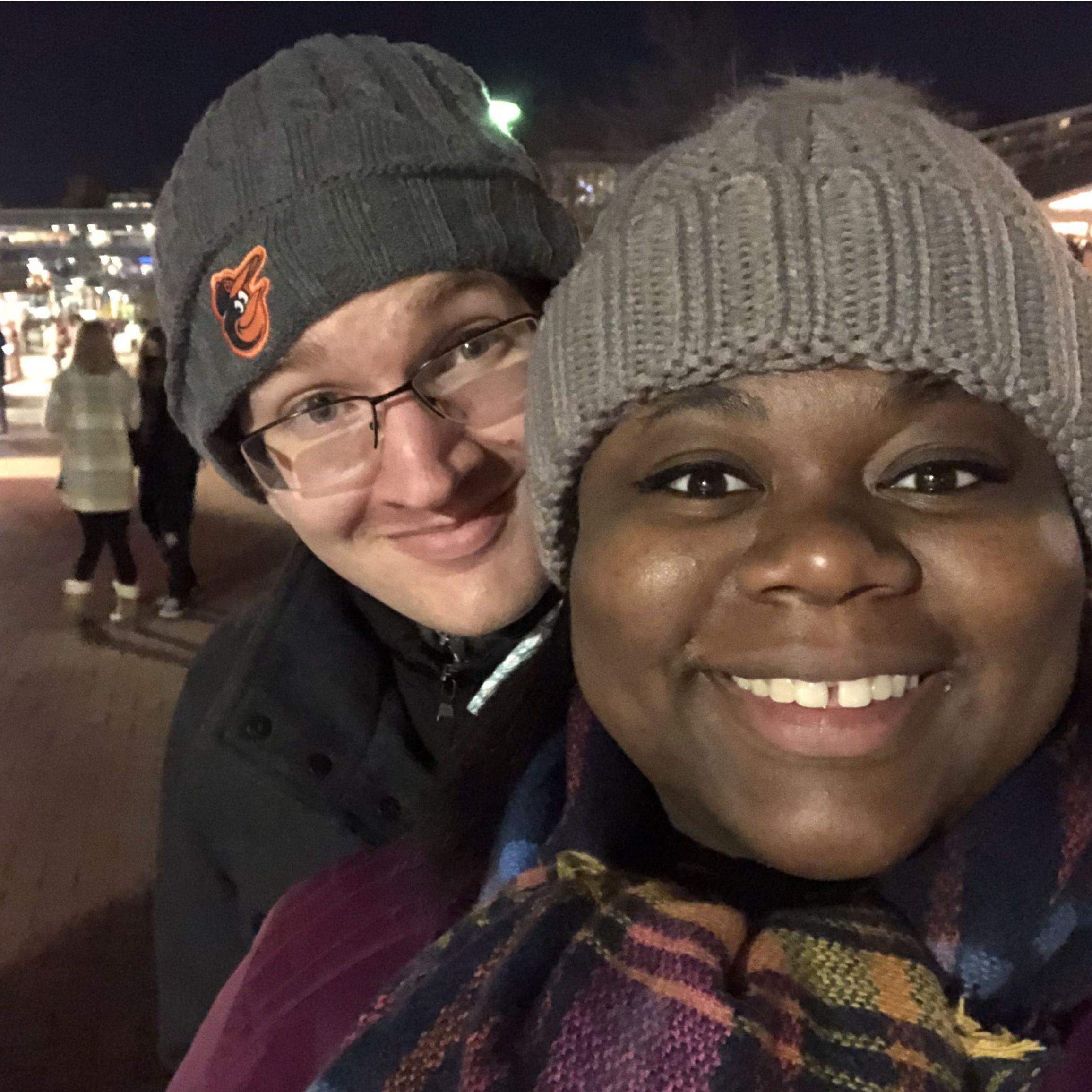 Our first visit to the Baltimore's Christmas Village