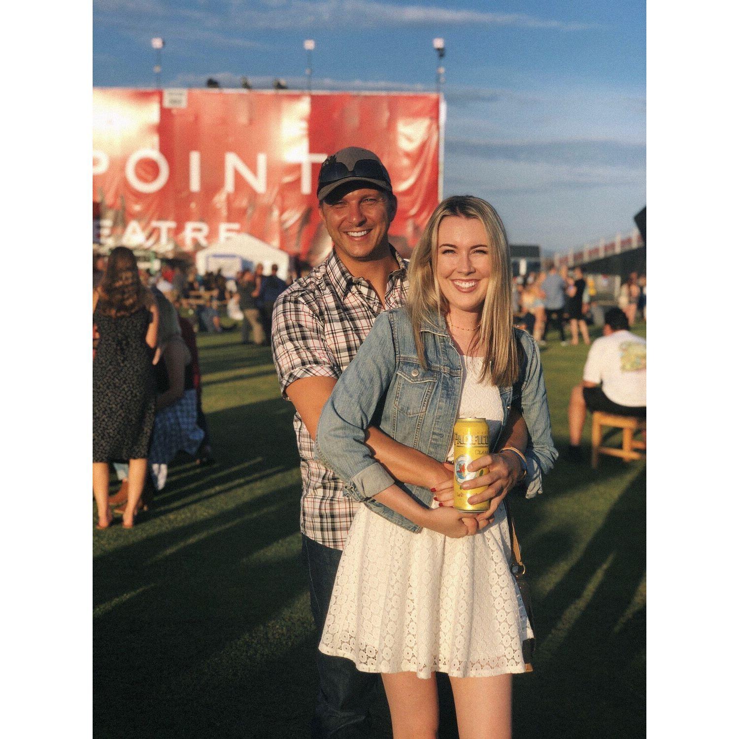 Our first concert together