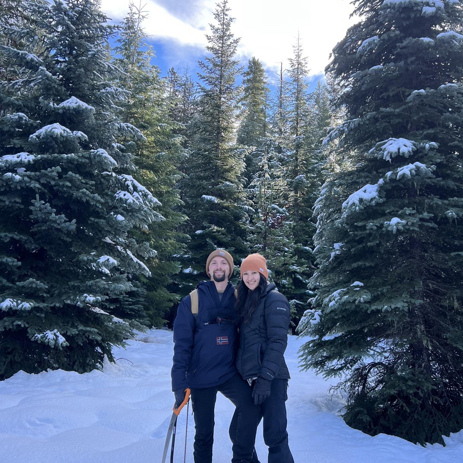 Finding our first Christmas tree