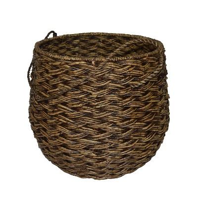 15"x18" Large Round Basket Espresso Brown - Threshold™