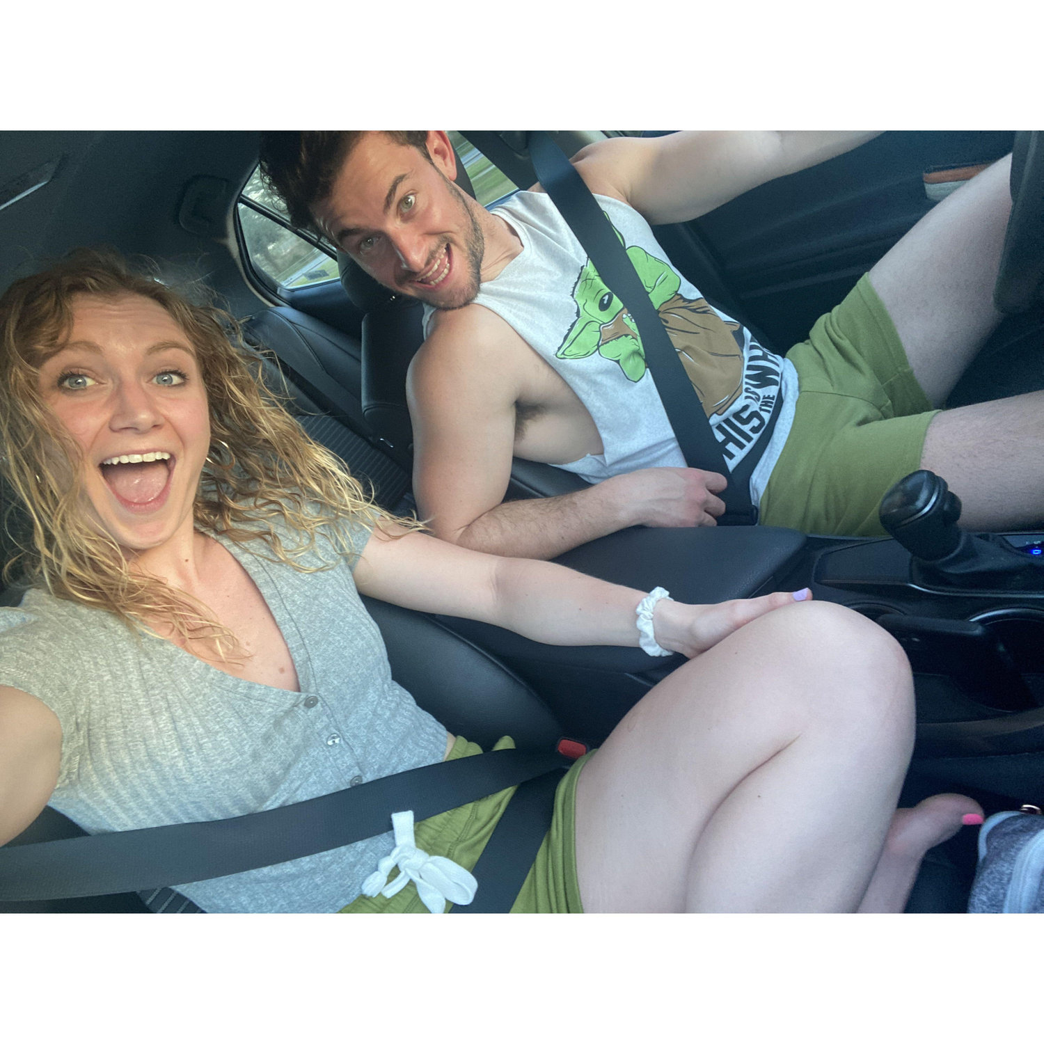 Our matching clothes tradition started on our first vacation together -- Florida!