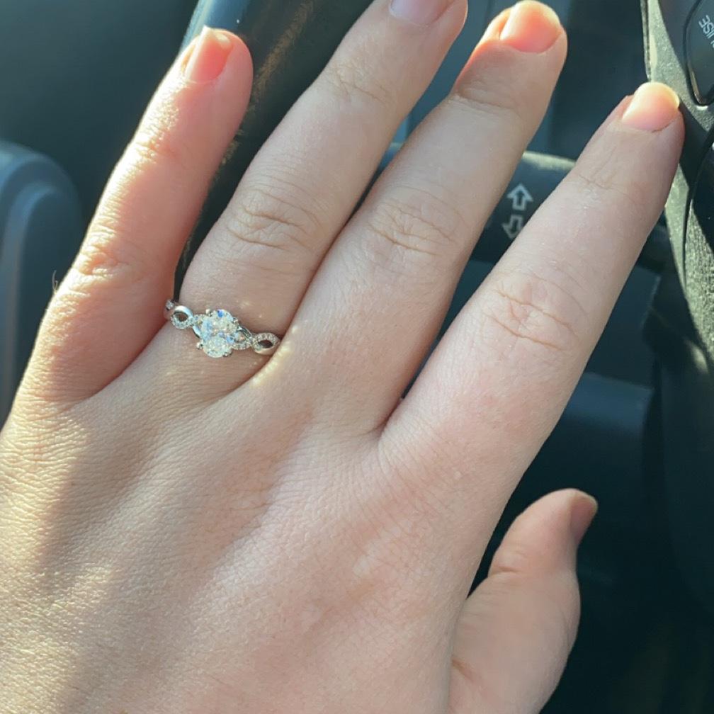 The most beautiful ring I have ever seen in my life, I don't even care if I am biased.