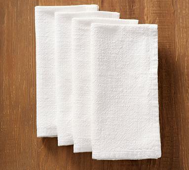 Cotton Casual Napkin - White
