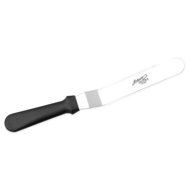 Ateco® 7-3/4-Inch Stainless Steel Offset Icing Spatula in Black