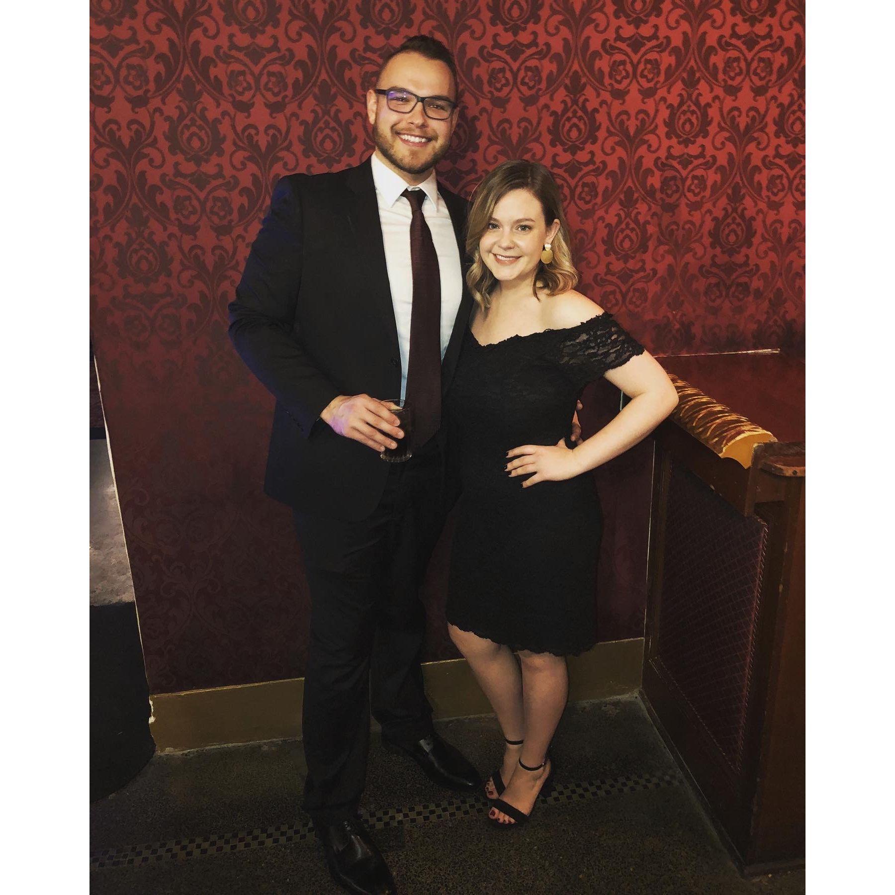 Michael and Julia began as coworkers and friends back in 2019 when they worked together at a law firm in Downtown, Buffalo