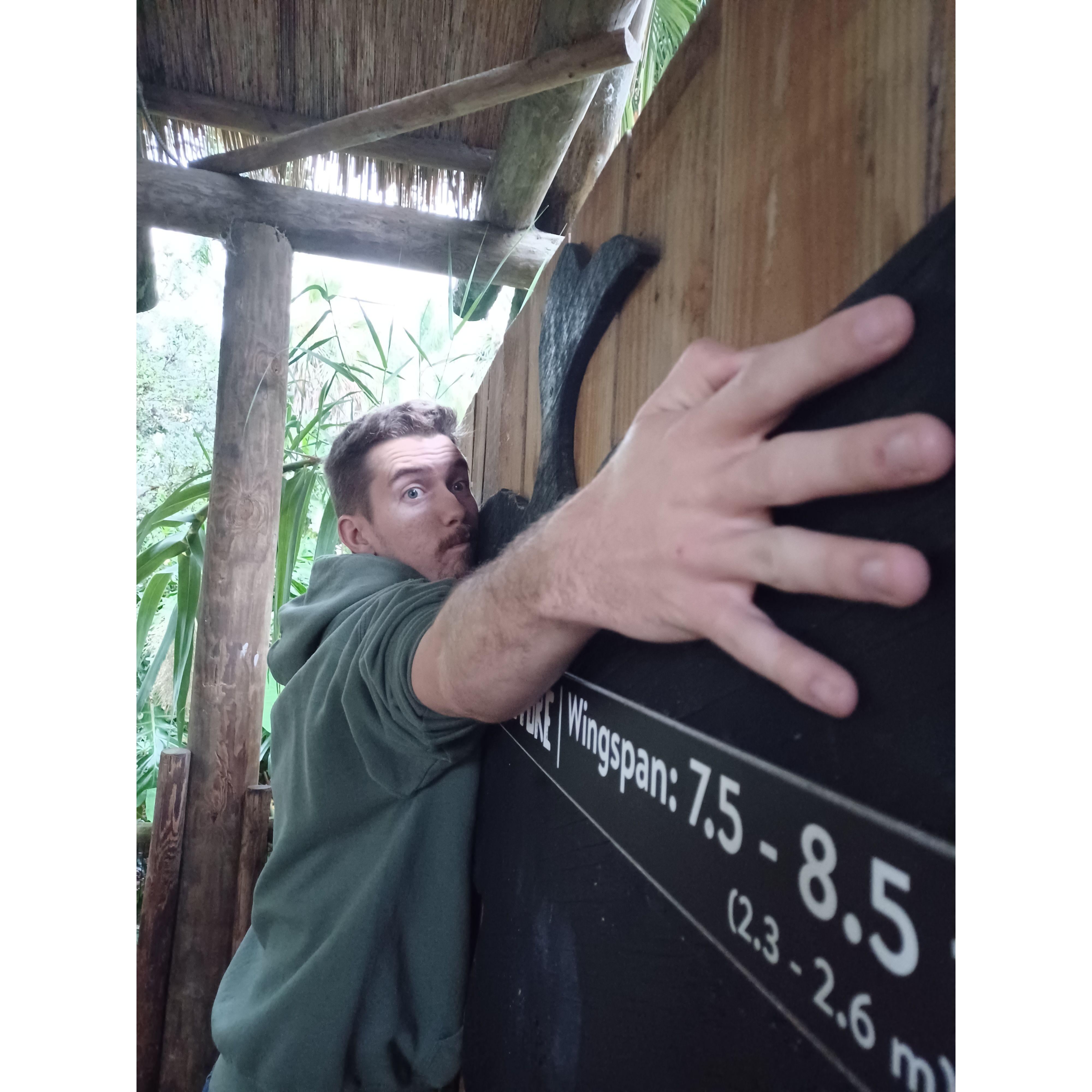 Eric being silly at the St. Augustine Alligator Farm.