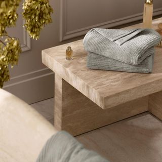 Turkish Ribbed Hand Towel, Set of 2