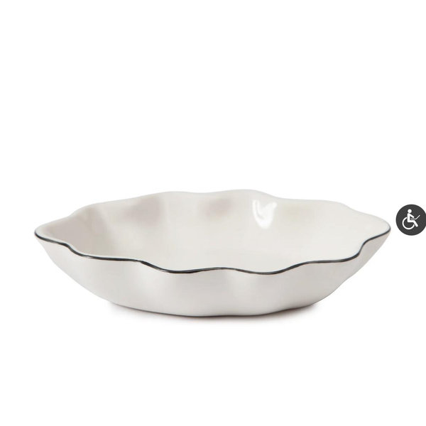 Le Marais Bath Accessories - Black Trim Soap Dish