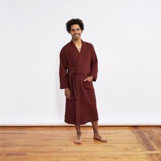 Unisex Organic Waffle Robe
