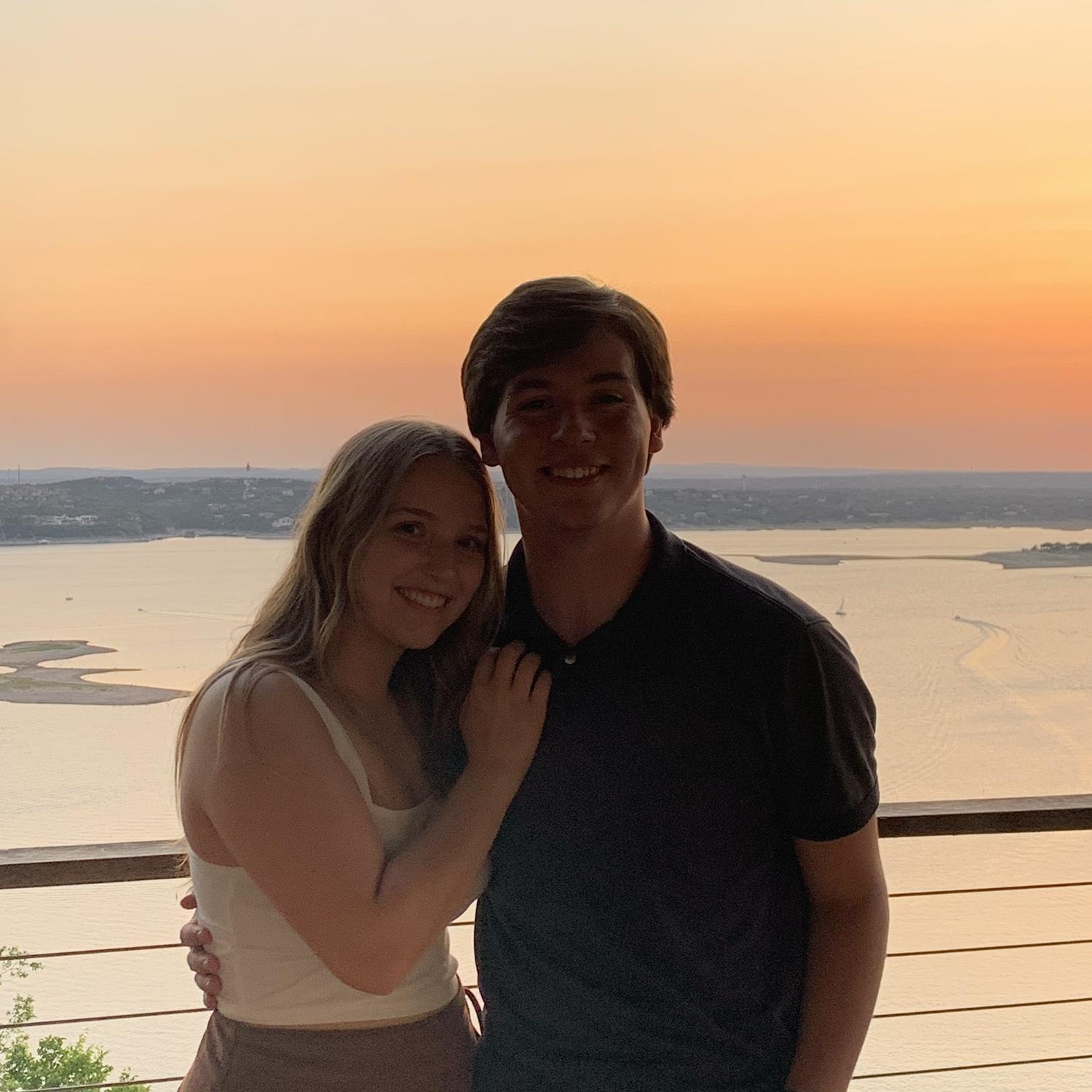 One of our first dates!