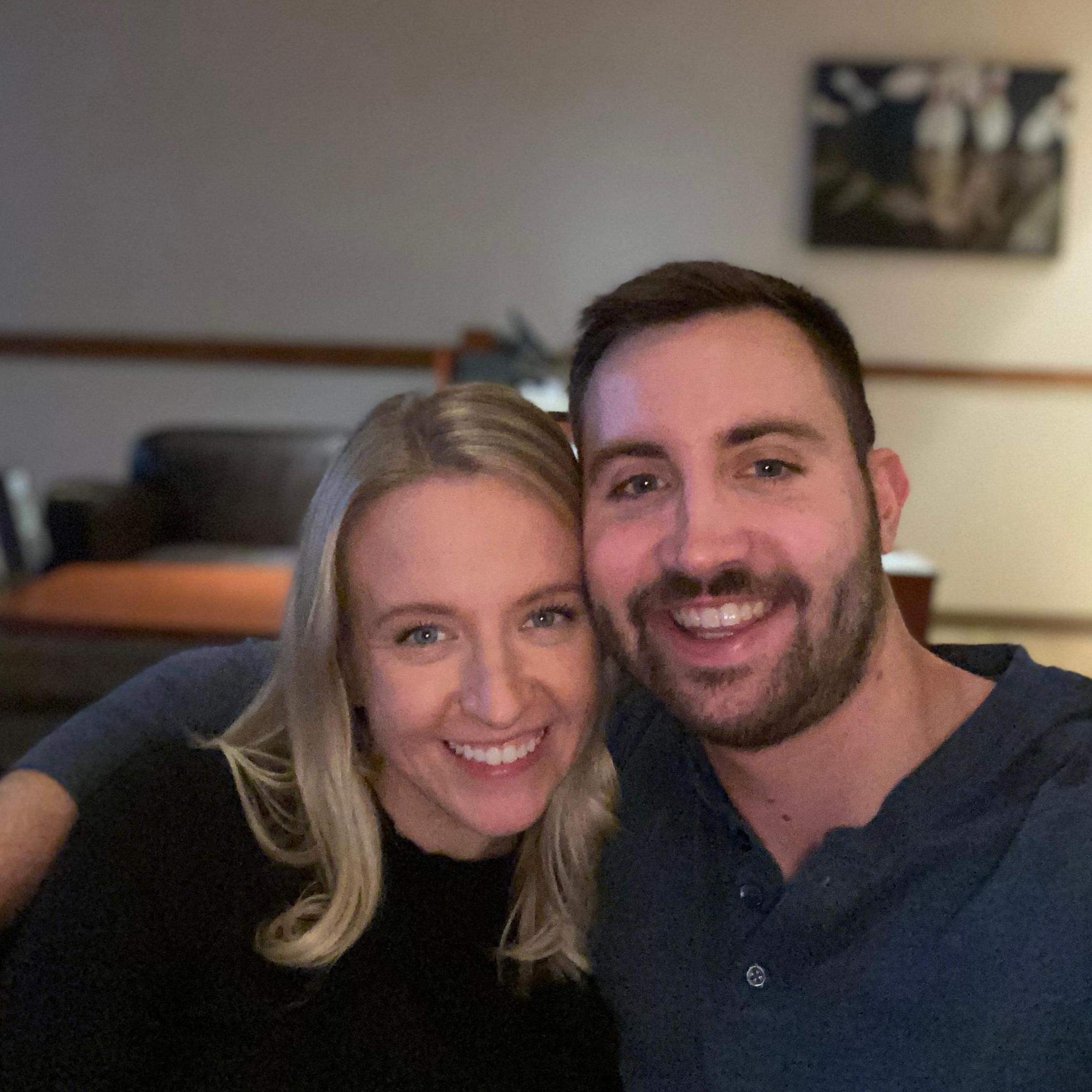 First picture of the two of us - bowling on NYE 2019