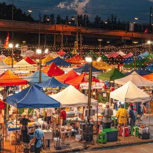 Dinner at Thai Night Bazaar