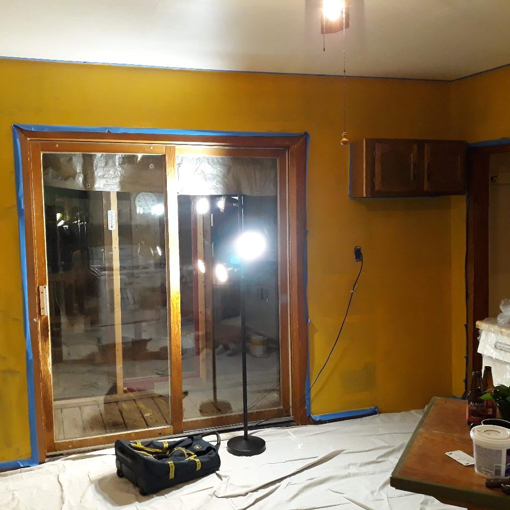 the kitchen: in progress