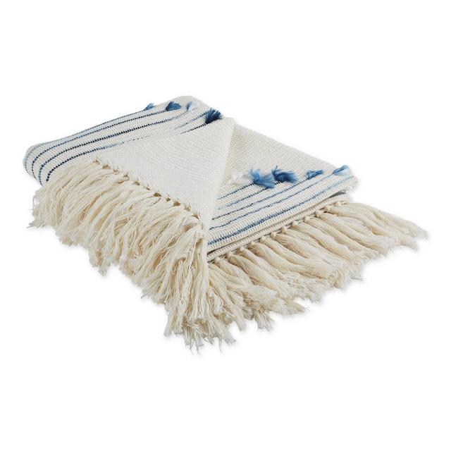 50"x60" Diamond Cut Throw Blanket Blue - Design Imports