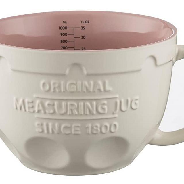 Mason Cash 2008.185 Innovative Kitchen Measuring Jug, Ceramic, Off- White, 20 x 10.5 x 15.5 cm