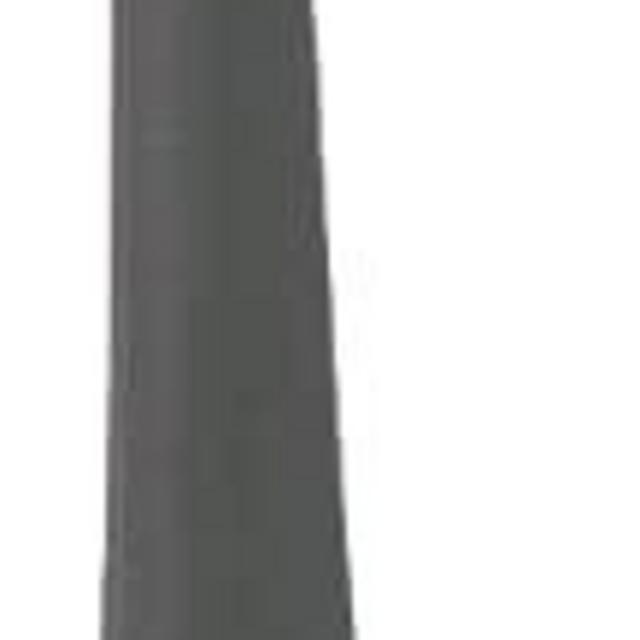 Tovolo Flex-Core All-Silicone Long-Handled Jar Scraper Spatula, Angled Turner Head Kitchen Tool With Flat Back & Curved Front for Scooping & Scraping, Charcoal