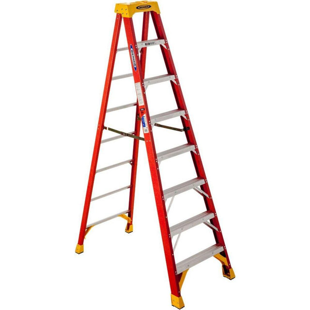 Werner 6208 stepladders, 8-Foot, 8 Ft