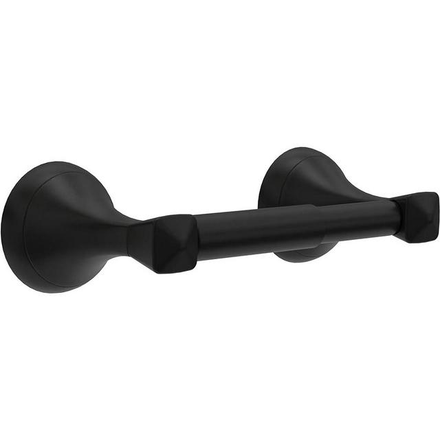 Delta ESA50-MB Esato Wall Mount Spring-Loaded Toilet Paper Holder Bath Hardware Accessory in Matte Black
