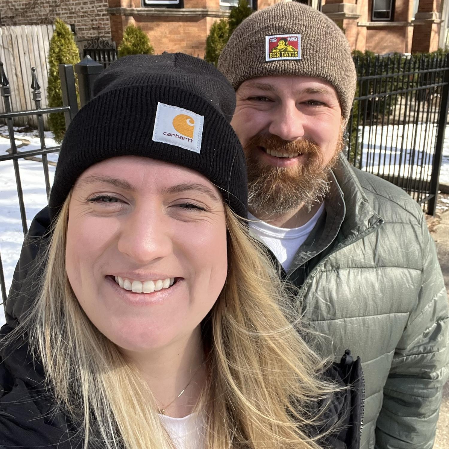 Vince’s first trip to visit Gina in Chicago