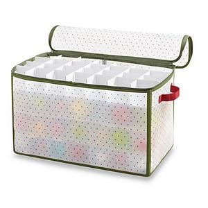Holiday 112-Count Ornament Storage Box