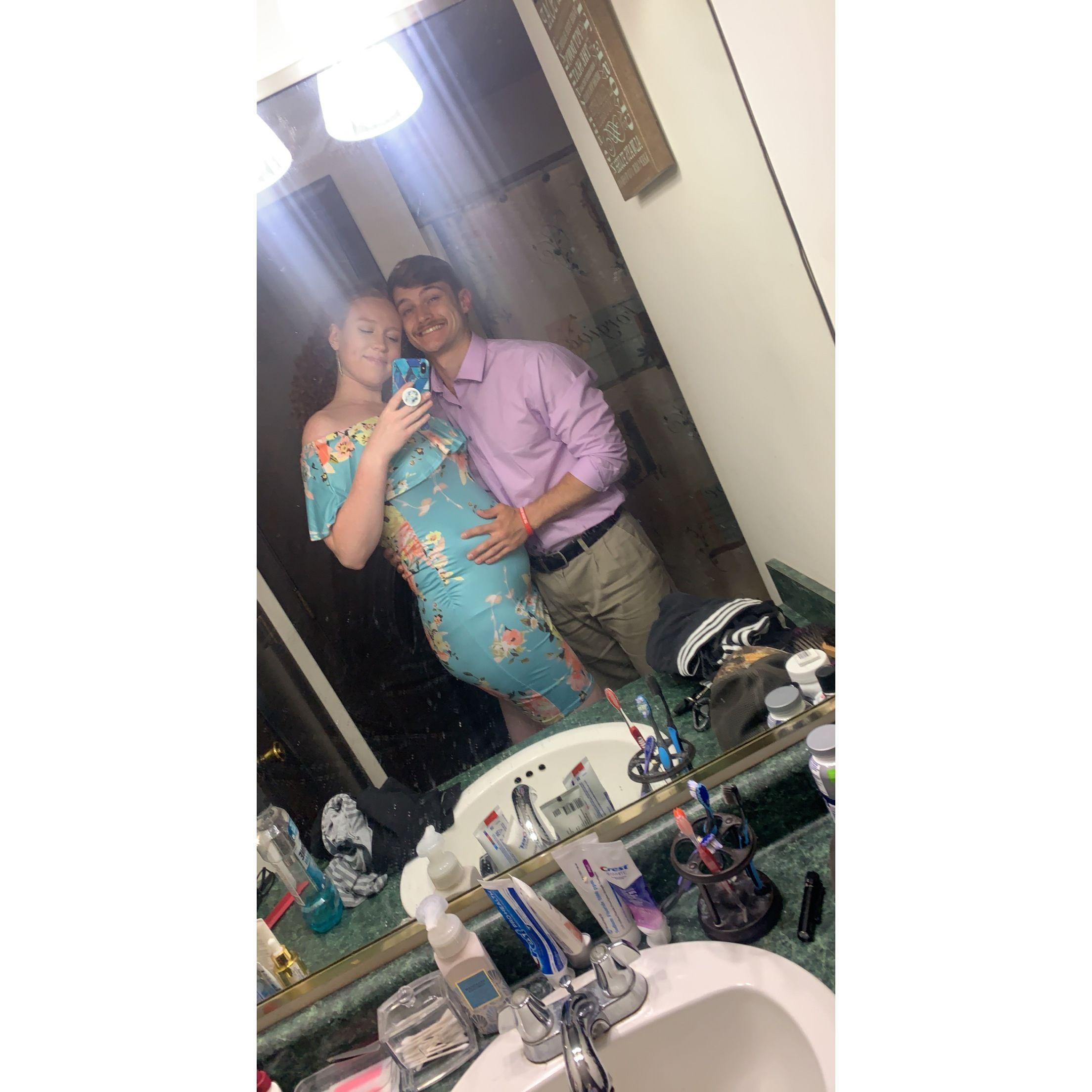 Wedding guests, first time I needed a maternity dress