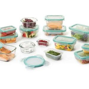 OXO Good Grips 30 Piece Smart Seal Glass & Plastic Container Set