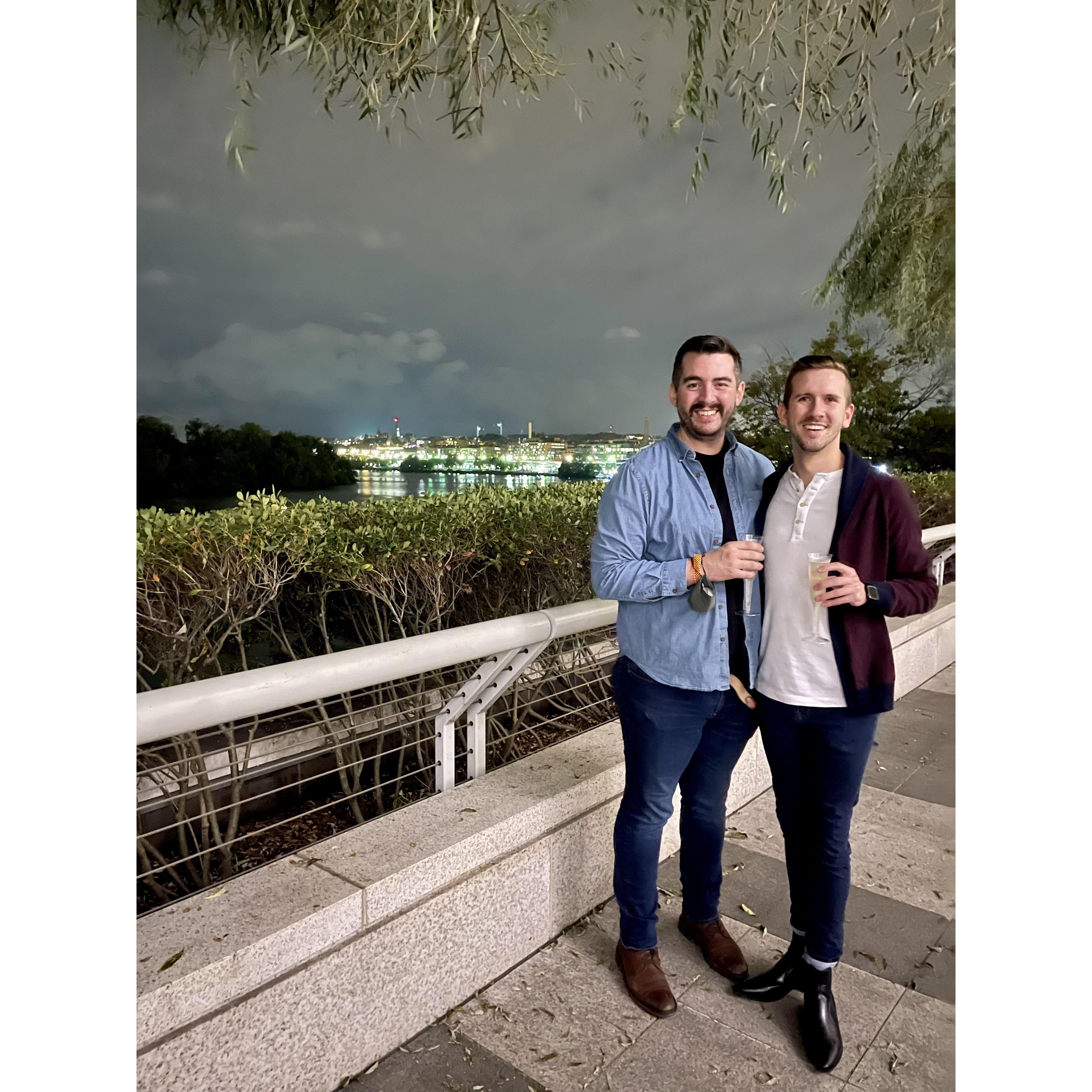 One of many evenings spent at the Kennedy Center in Washington, DC