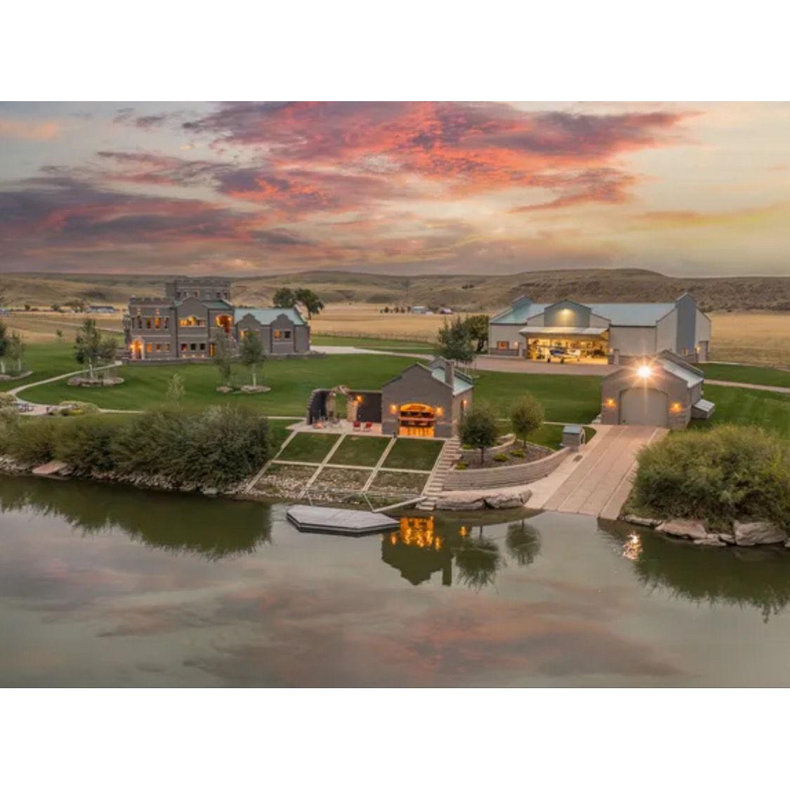 Home sweet Castle and Wedding Venue!
Photo credit: David Pecunies, Big Sky Sothebys