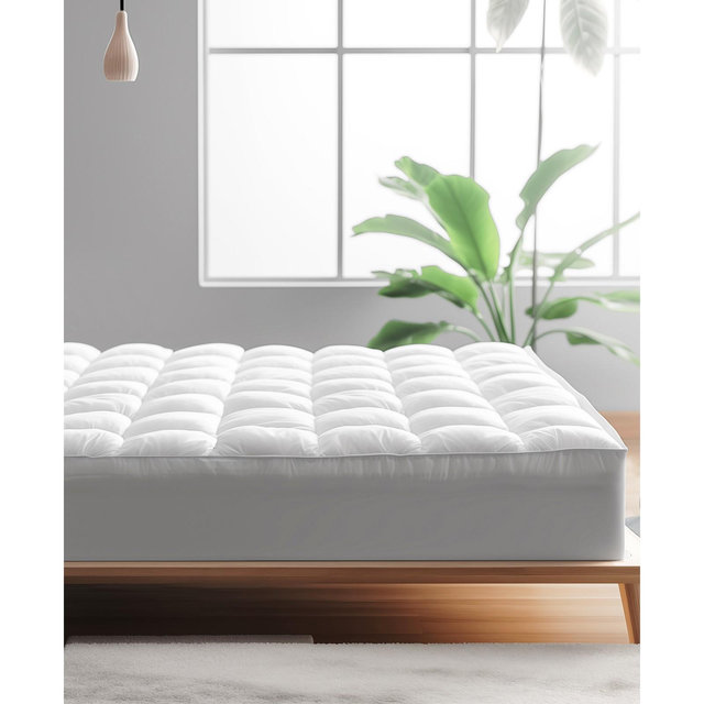 Therapedic Premier Pillowtop Mattress Topper, Queen, Exclusively at Macy’s