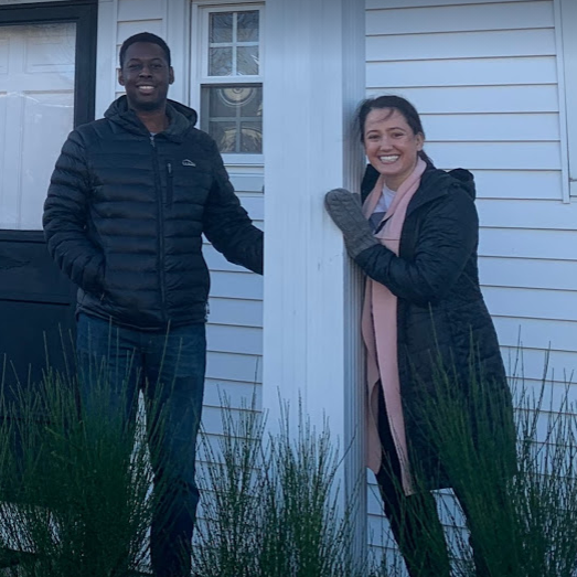 Big grins on closing day! Very grateful we moved in a few months before COVID-19 went from epidemic to pandemic. We're excited (and eager) to host you at our cozy home, once COVID clears up.