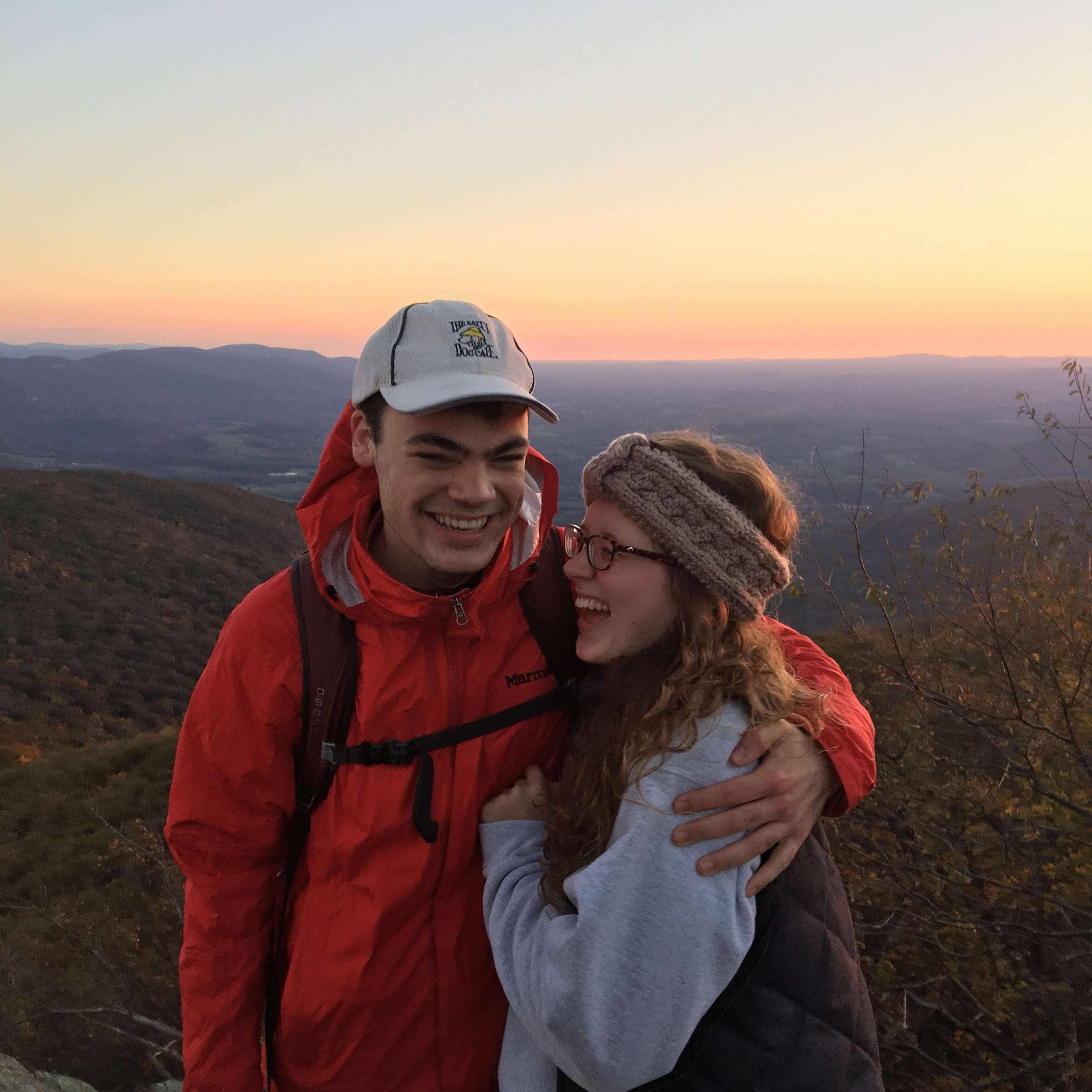 Sunrise hike with the University Singers