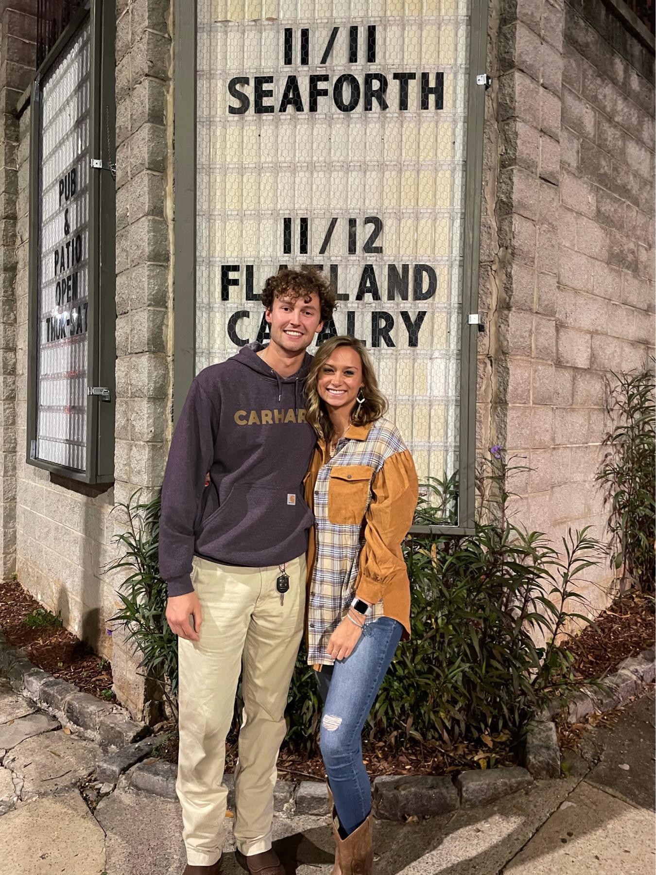 Seeing our favorite band in concert!