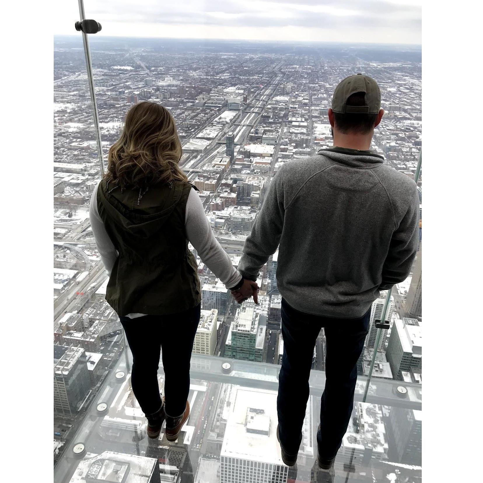 Our first trip up to Chicago together to visit my brother Logan and his wife Hillary.
