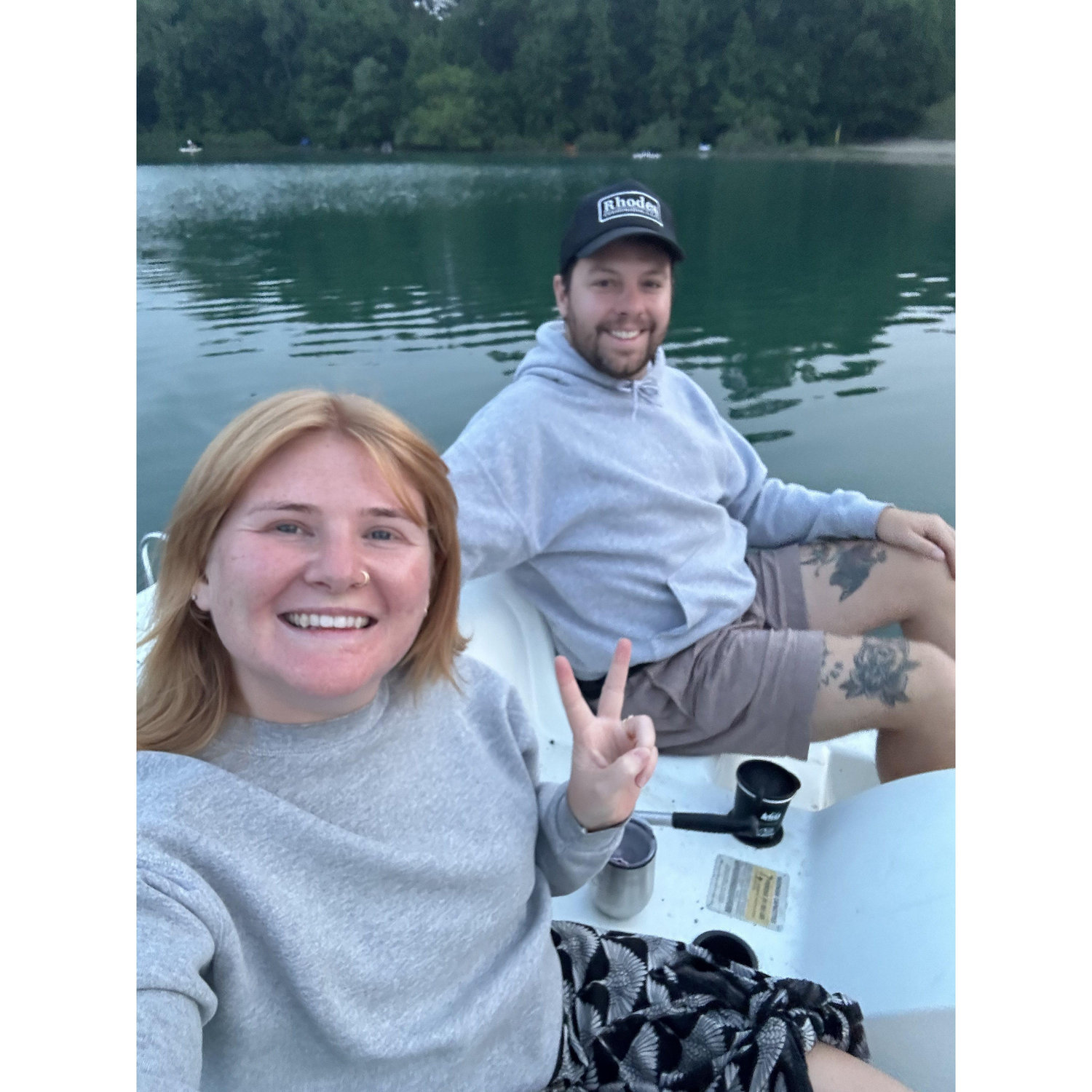 Spending time on Dunham Lake in Michigan where Matt grew up.