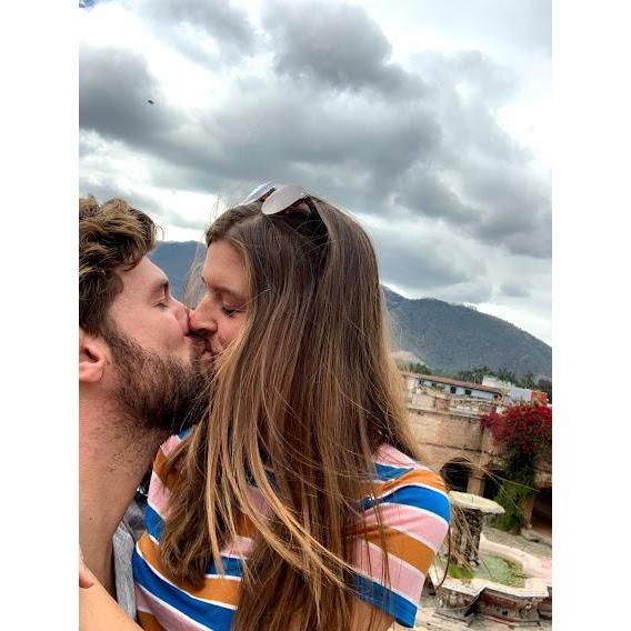 Stealing kisses in Antigua