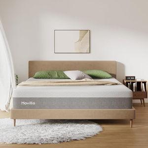 Novilla King Size Mattress, 12 Inch Gel Memory Foam King Mattress for Cool Night & Pressure Relief, Medium Plush Feel with Motion Isolating, Bliss