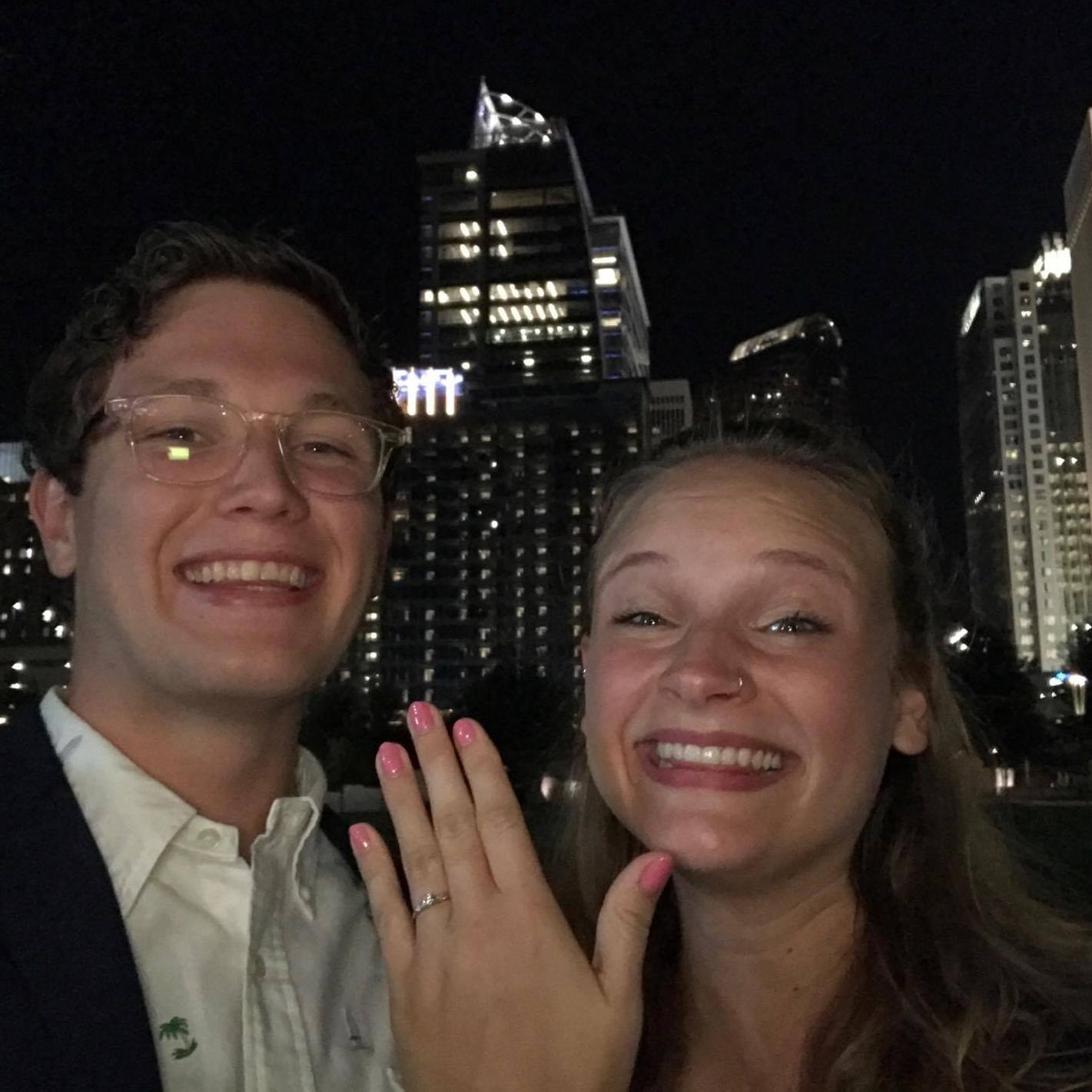 Shortly after we got engaged