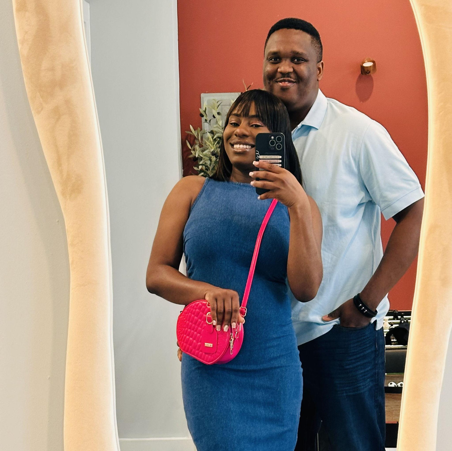 Lovebirds out in Philly during a heatwave. Maybe not our finest decision.