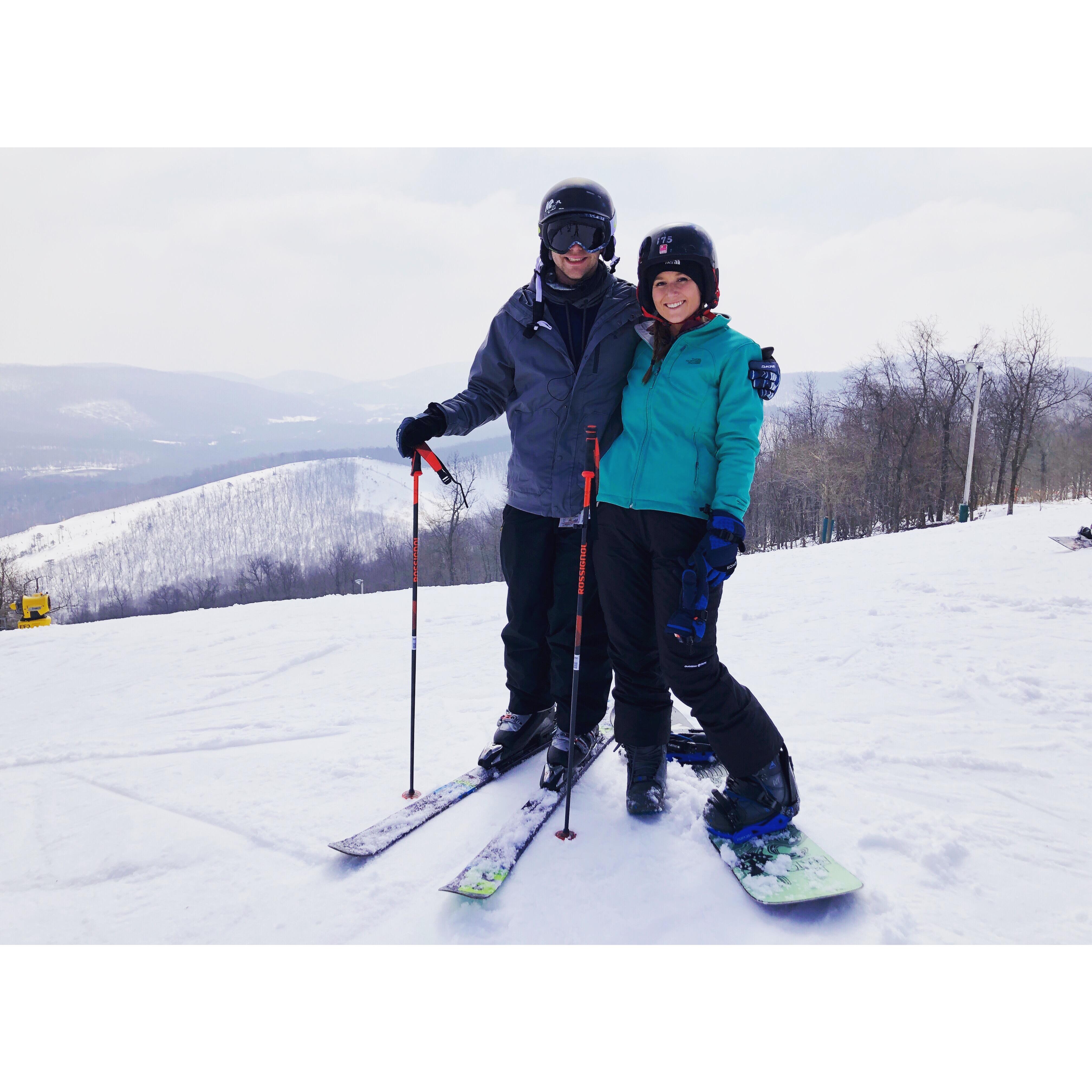 Skiing and Snowboarding in Virginia