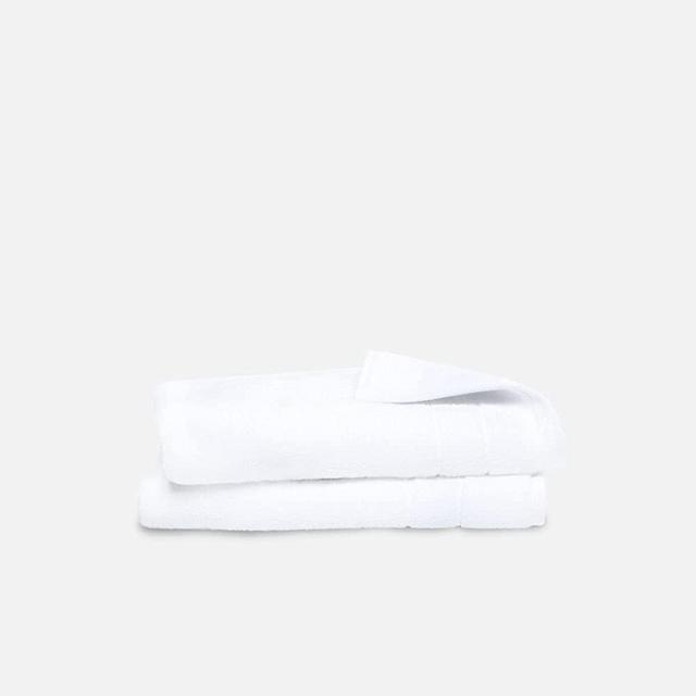 Brooklinen Hand Towels, White Super-Plush - Set of 2