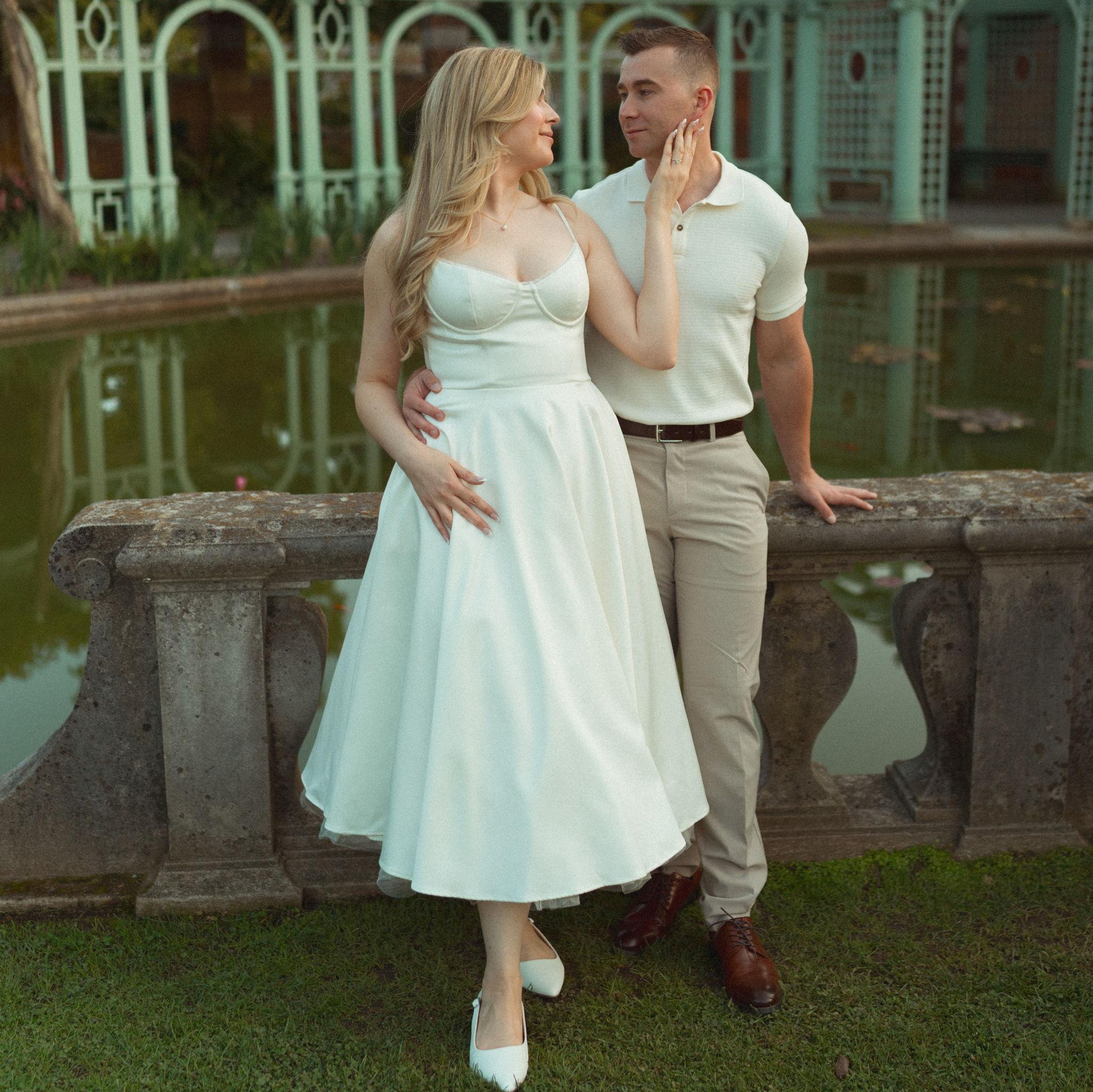 Our engagement photoshoot at Old Westbury Gardens ❤️❤️