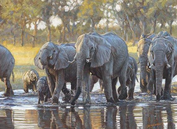 John Banovich - River Dance Painting