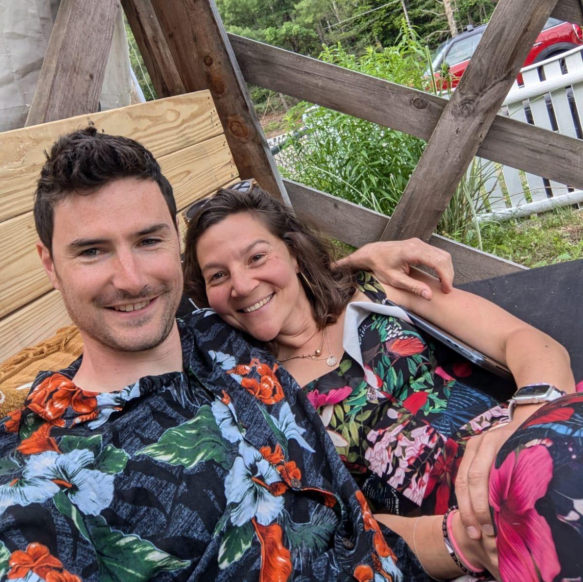 Matching florals for Victor and Heather's welcome party